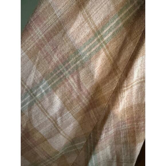 Lufran 21 wool blend plaid lined skirt size M NWOT - Picture 5 of 10